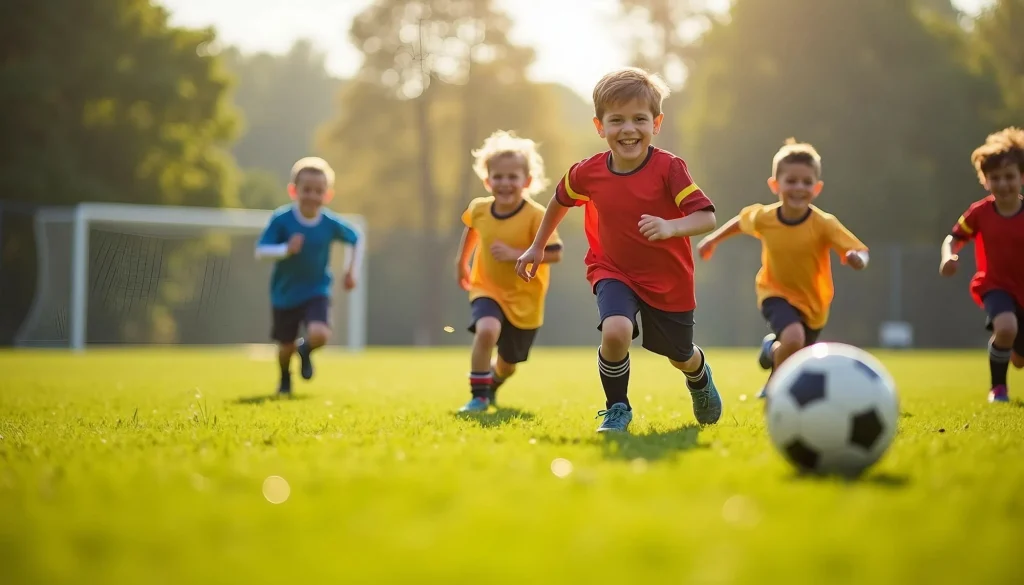Responsabilidad social corporativa, niños jugando a la pelota